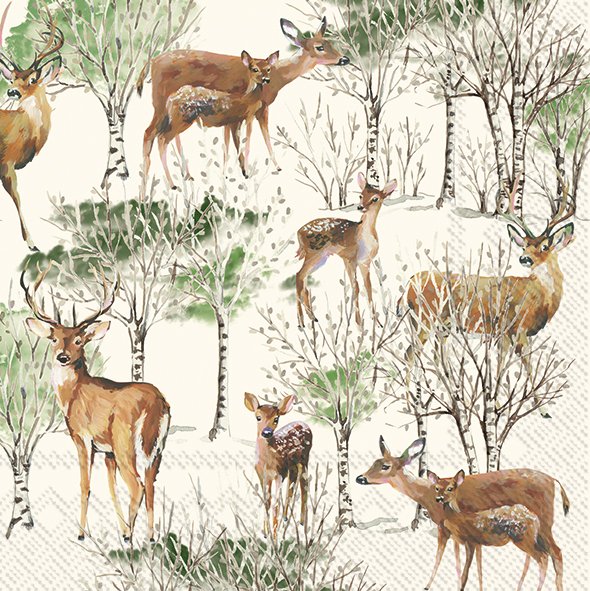 Pack of 20 3 ply Lunch napkins