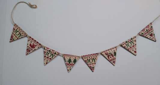 Christmas Decoupage Bunting Saturday November 9th 1.30pm to 4pm