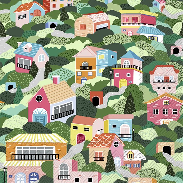 Pack of 20 3 ply Lunch napkins