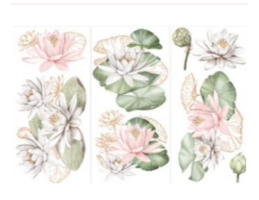 Water Lilies Transfer