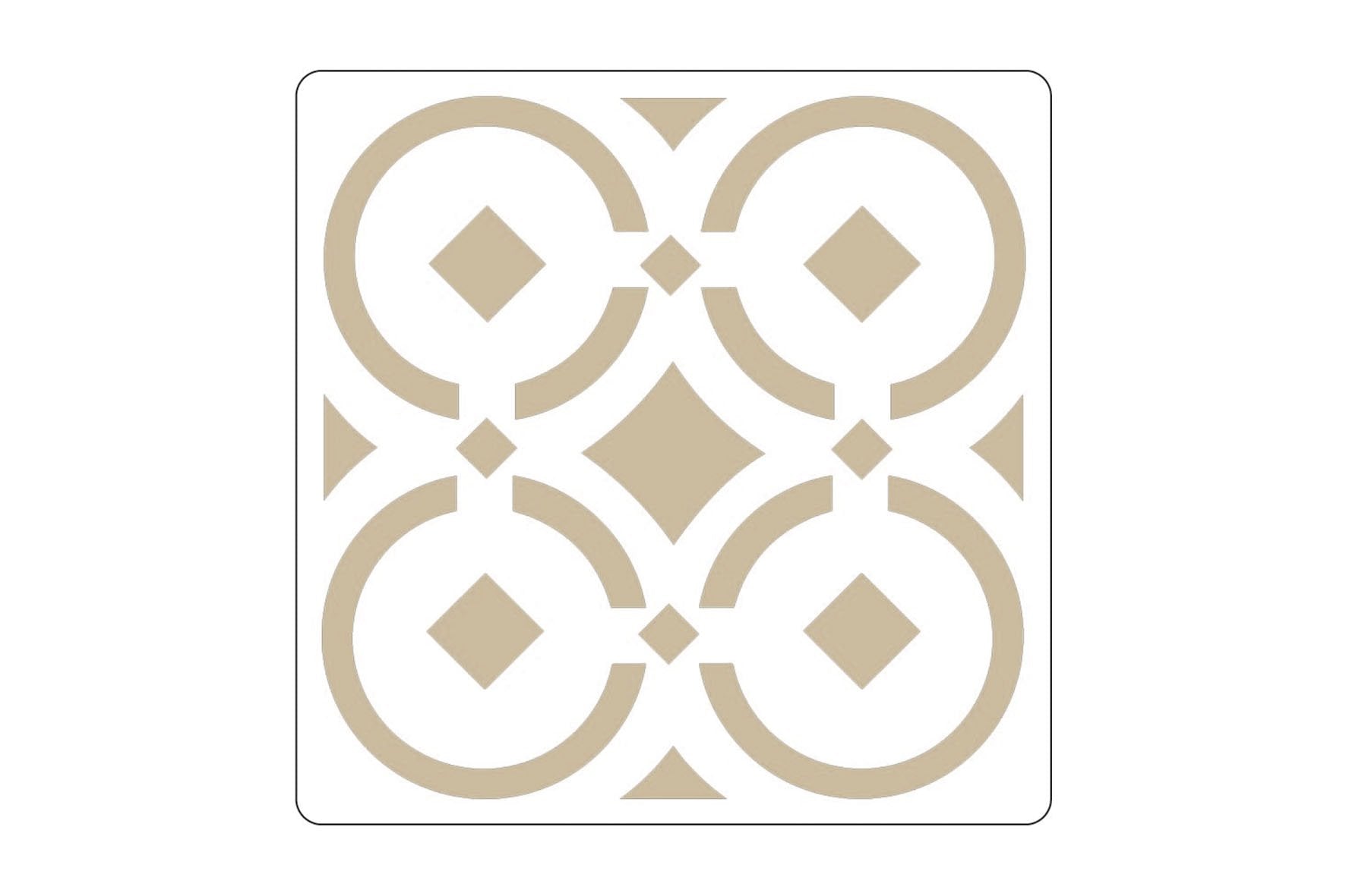 Stencil Belinda Small - Autentico Paint UK