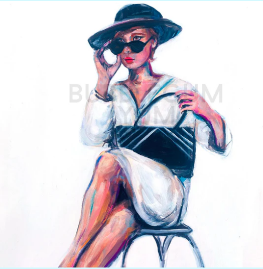 Modern Artisan Printed Rice Paper "All About Class" Artist: Anissa Marie Collective