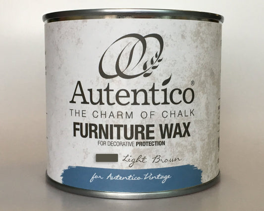 Autentico Light Brown Furniture Wax - Autentico Paint UK